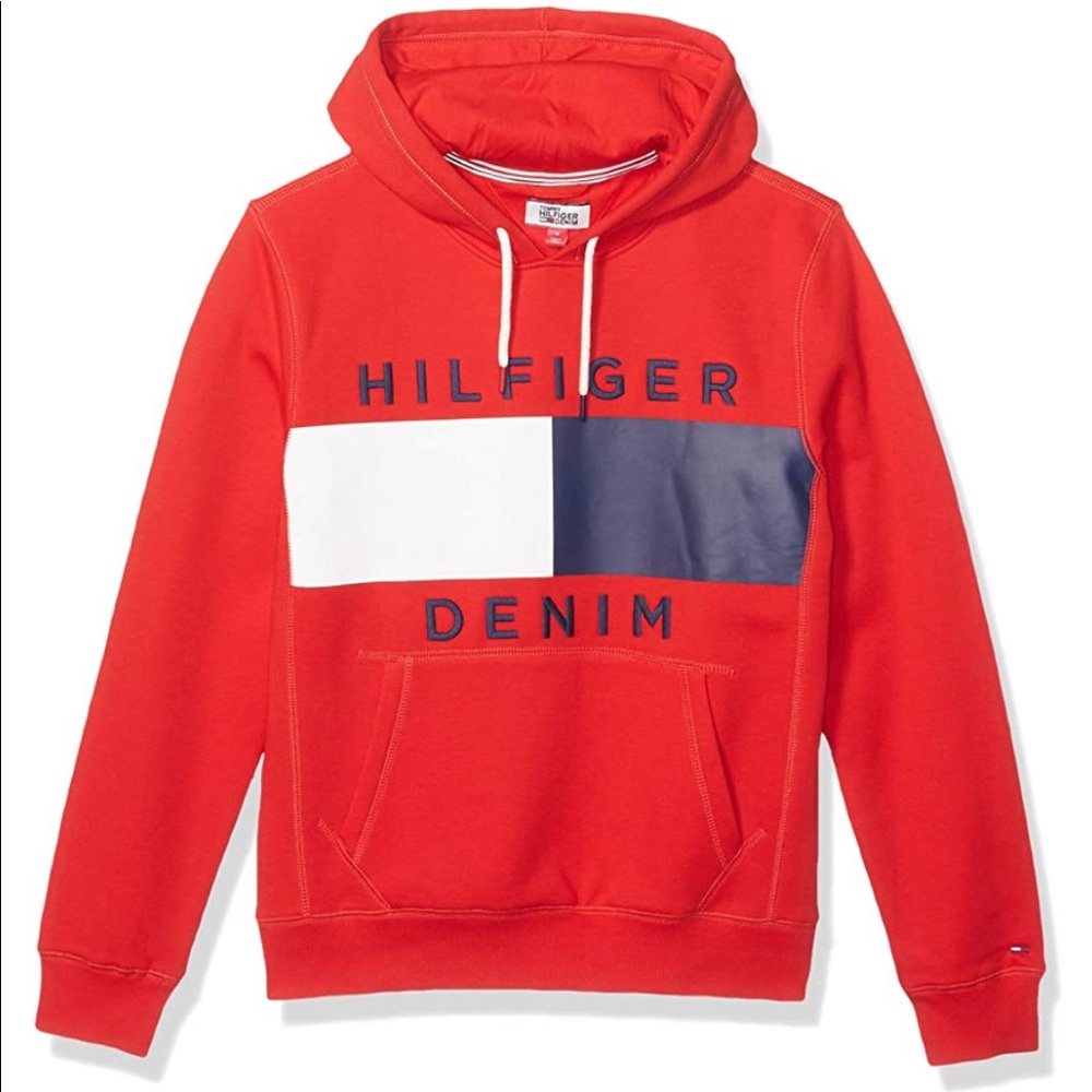 Tommy Hilfiger Men’s Red Hoodie